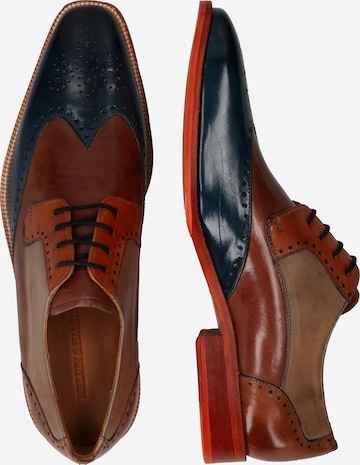 MELVIN & HAMILTON Lace-Up Shoes 'Jeff' in Red