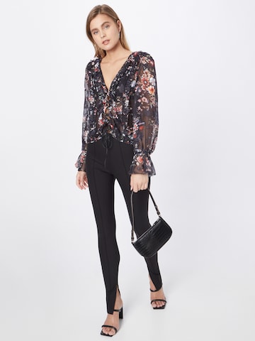Nasty Gal Blouse 'Your Game' in Black