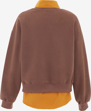 HOMEBASE Sweatshirt und Bluse in Braun