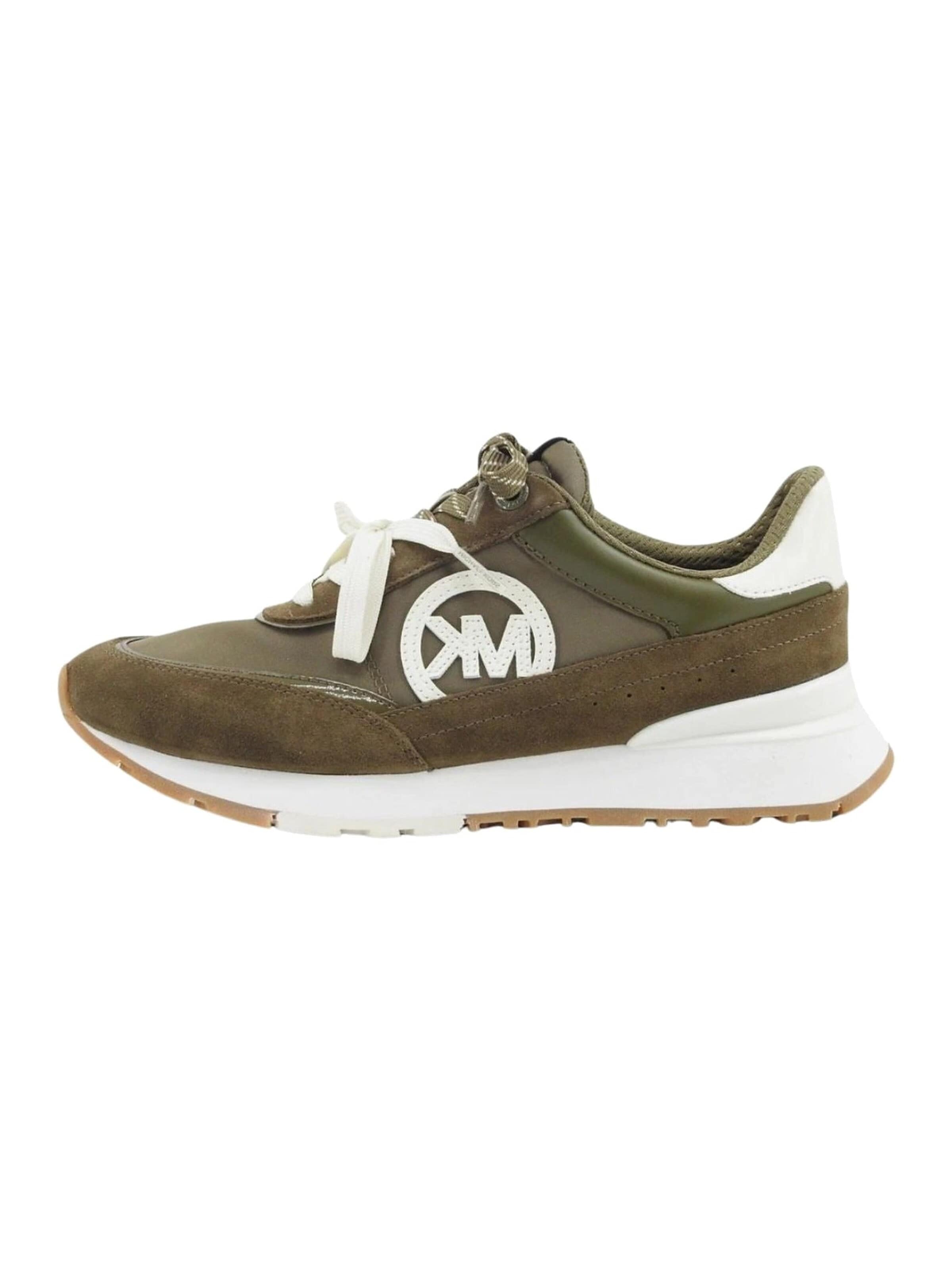 Sneaker bassa 'Nova' di Michael Kors in verde: frontale