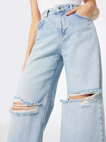 Wide leg Jeans di UNITED COLORS OF BENETTON in blu