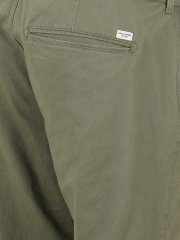Jack & Jones Plus Slimfit Παντελόνι τσίνο 'STMARCO DAVE' σε πράσινο