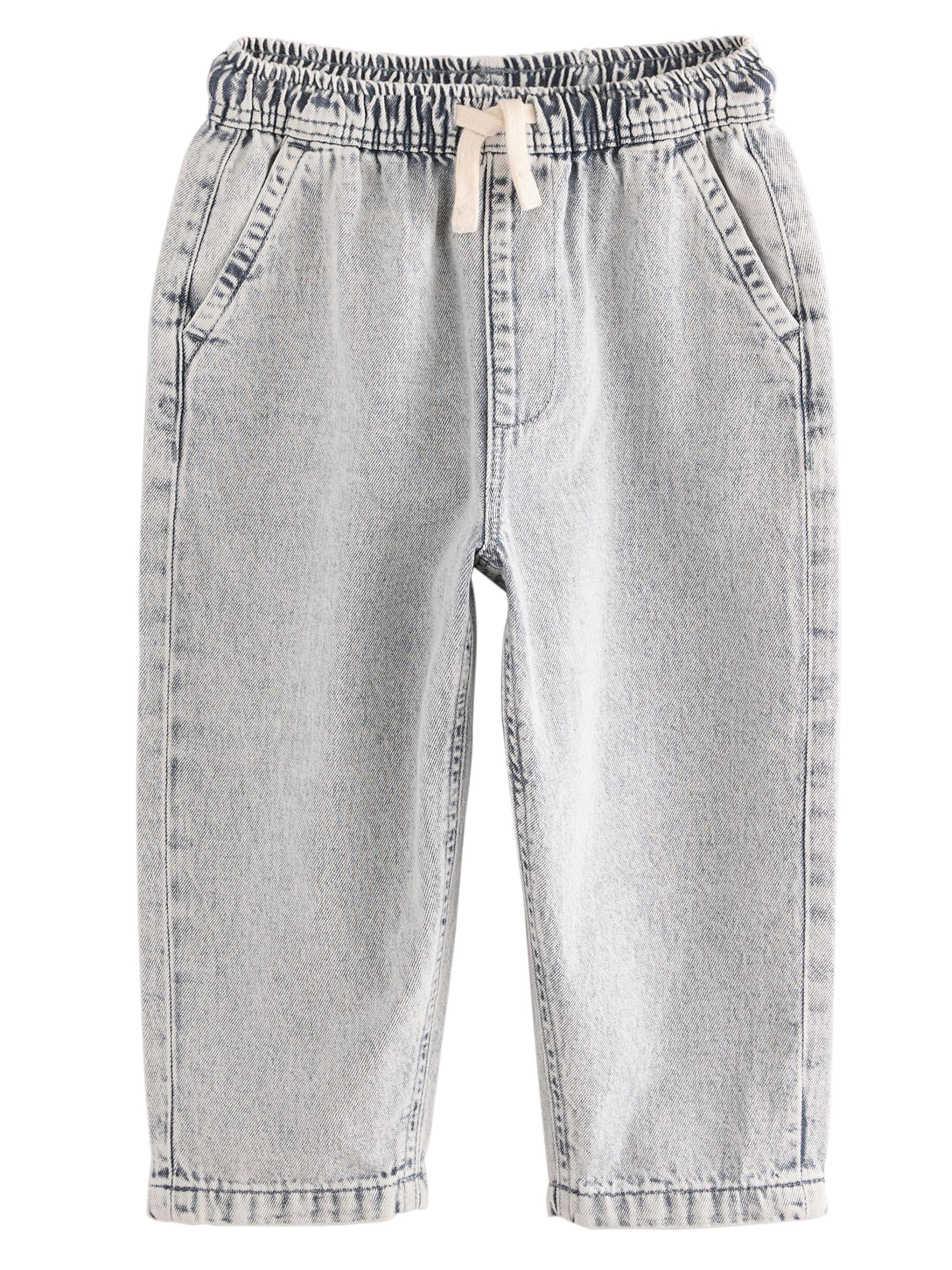 Next Loosefit Jeans in Grijs: voorkant