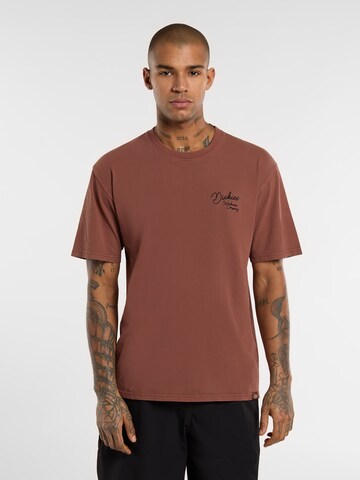 DICKIES Футболка в Коричневый: спереди