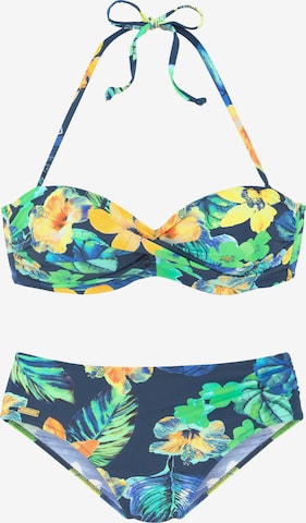 LASCANA Bikini in Blauw: voorkant