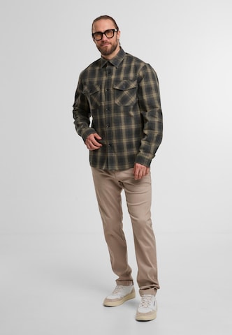 INDICODE JEANS - Ajuste regular Camisa 'INAlomo' en negro