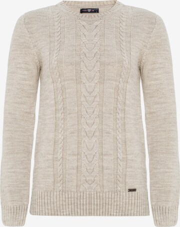 Jimmy Sanders Pullover in Beige: predná strana