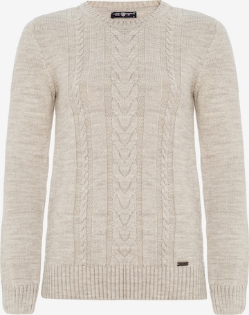 Jimmy Sanders Pullover in Beige: predná strana