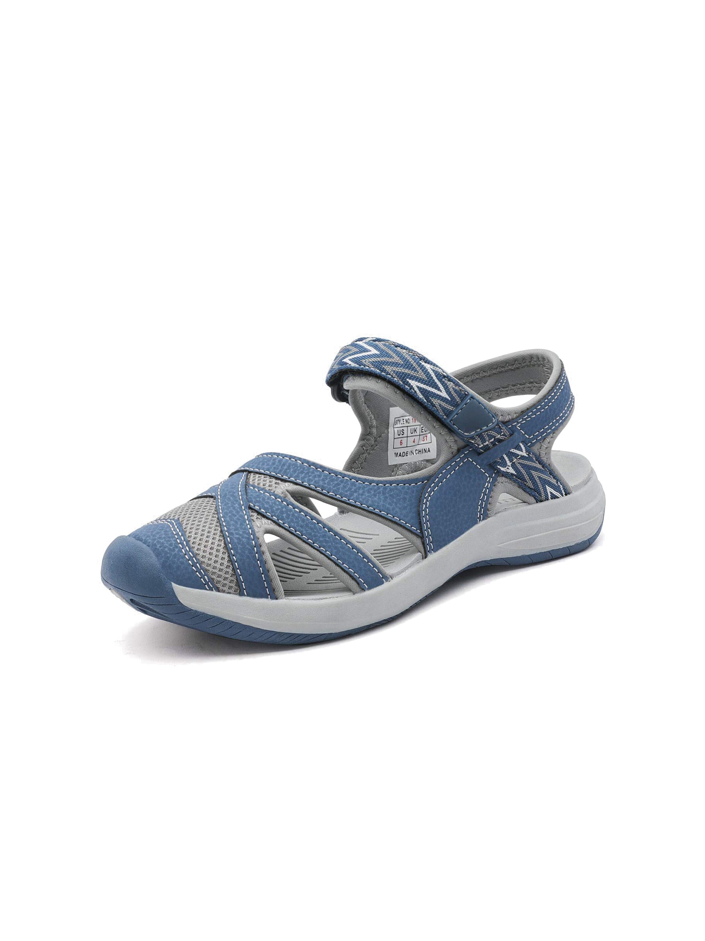 Sandalo da trekking di Dream Pairs in blu: frontale