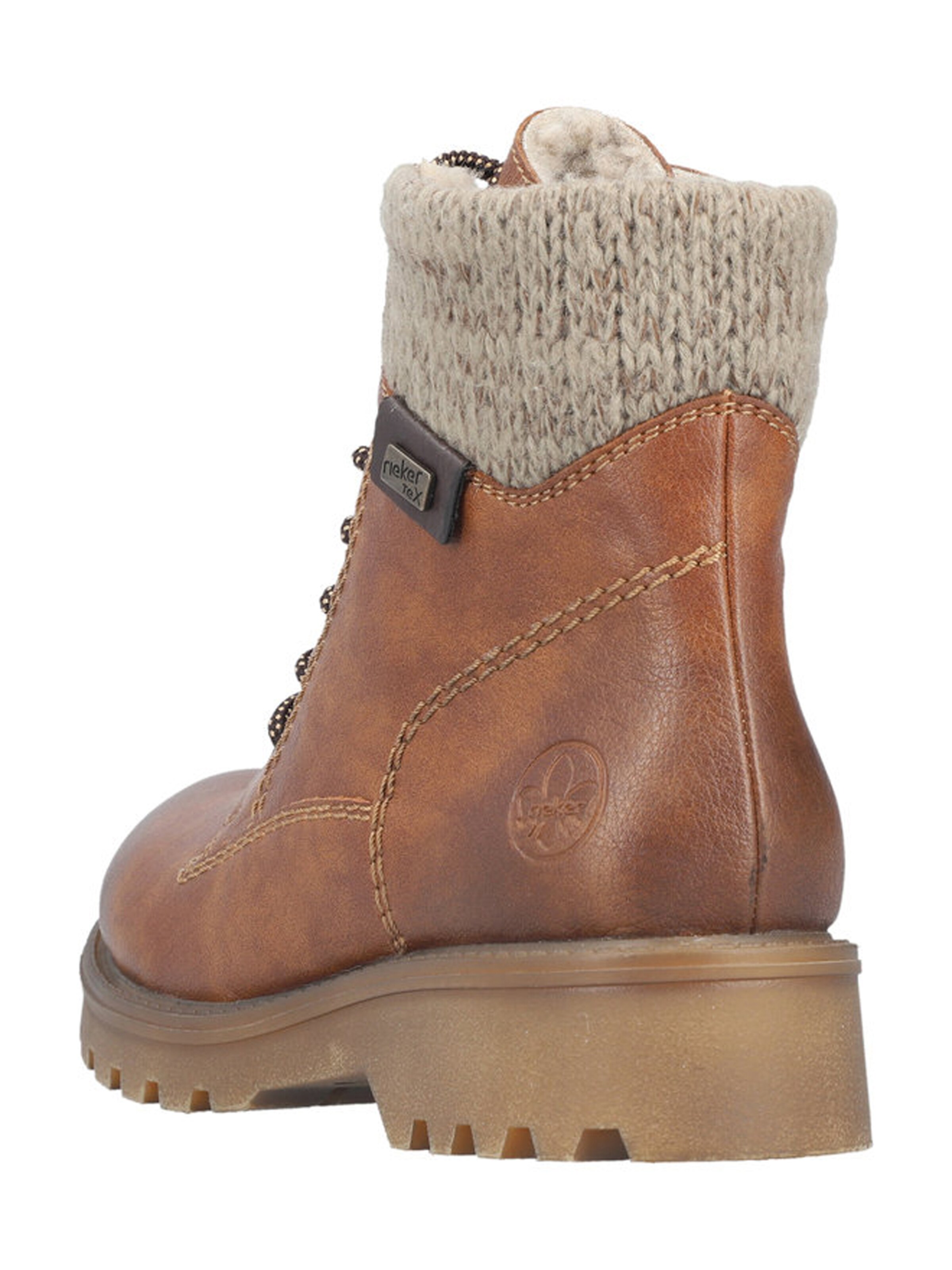 Bottines à lacets Rieker en marron