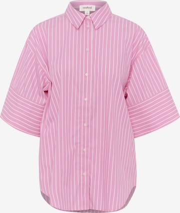 SOAKED IN LUXURY Bluse 'Kaily' in Pink: Vorderseite