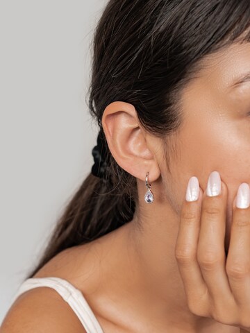 Hey Happiness Oorbellen 'June Birthstone' in Zilver