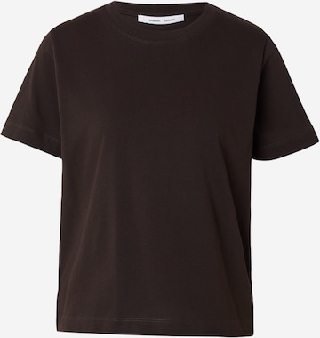 T-shirt 'Camino' Samsøe Samsøe en marron : devant