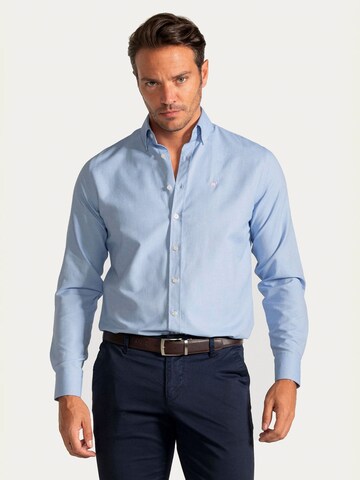 Williot Regular fit Button Up Shirt 'Oxford' in Blue: front