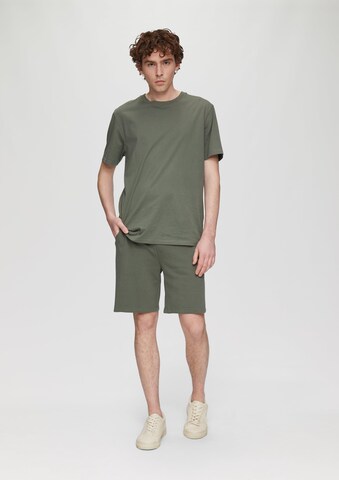 Regular Pantalon QS en vert