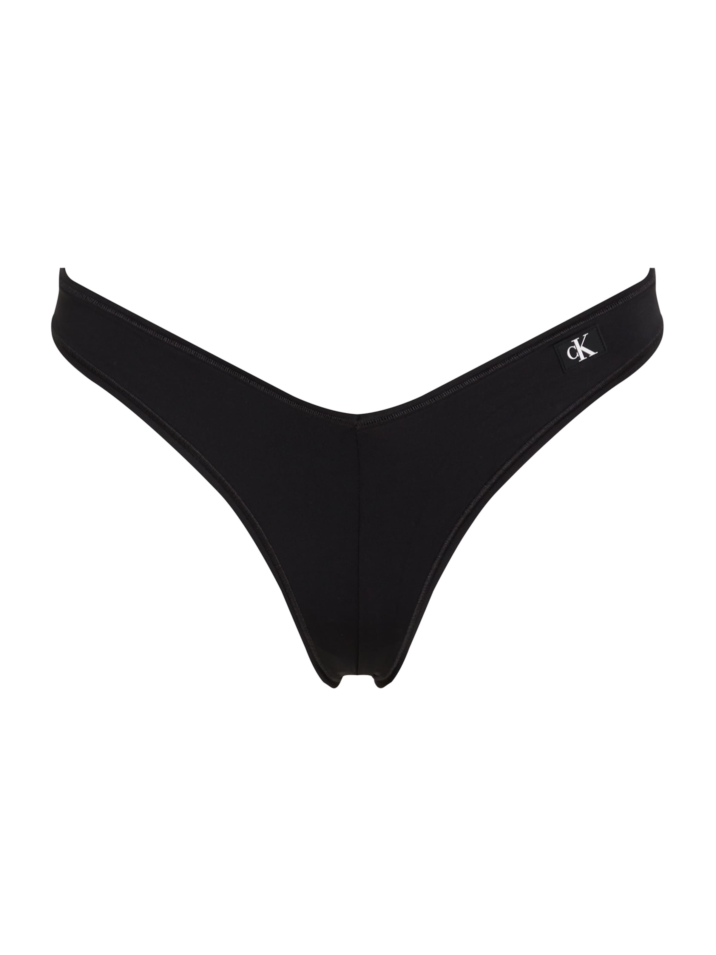 Calvin Klein Swimwear Низ бикини в Черный: спереди