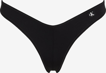 Bas de bikini Calvin Klein Swimwear en noir : devant
