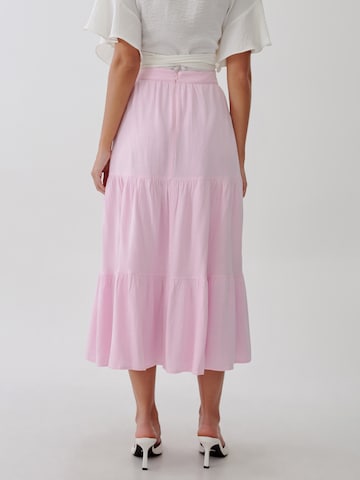 Tussah Skirt 'DALTON' in Pink