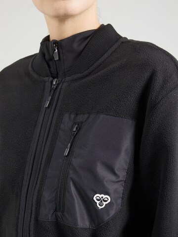 Hummel Funktionsfleecejacke in Schwarz