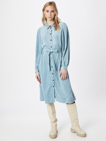 MSCH COPENHAGEN Shirt Dress 'Livia' in Blue: front