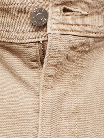 MANGO Loosefit Jeans 'CATHERIN' in Beige