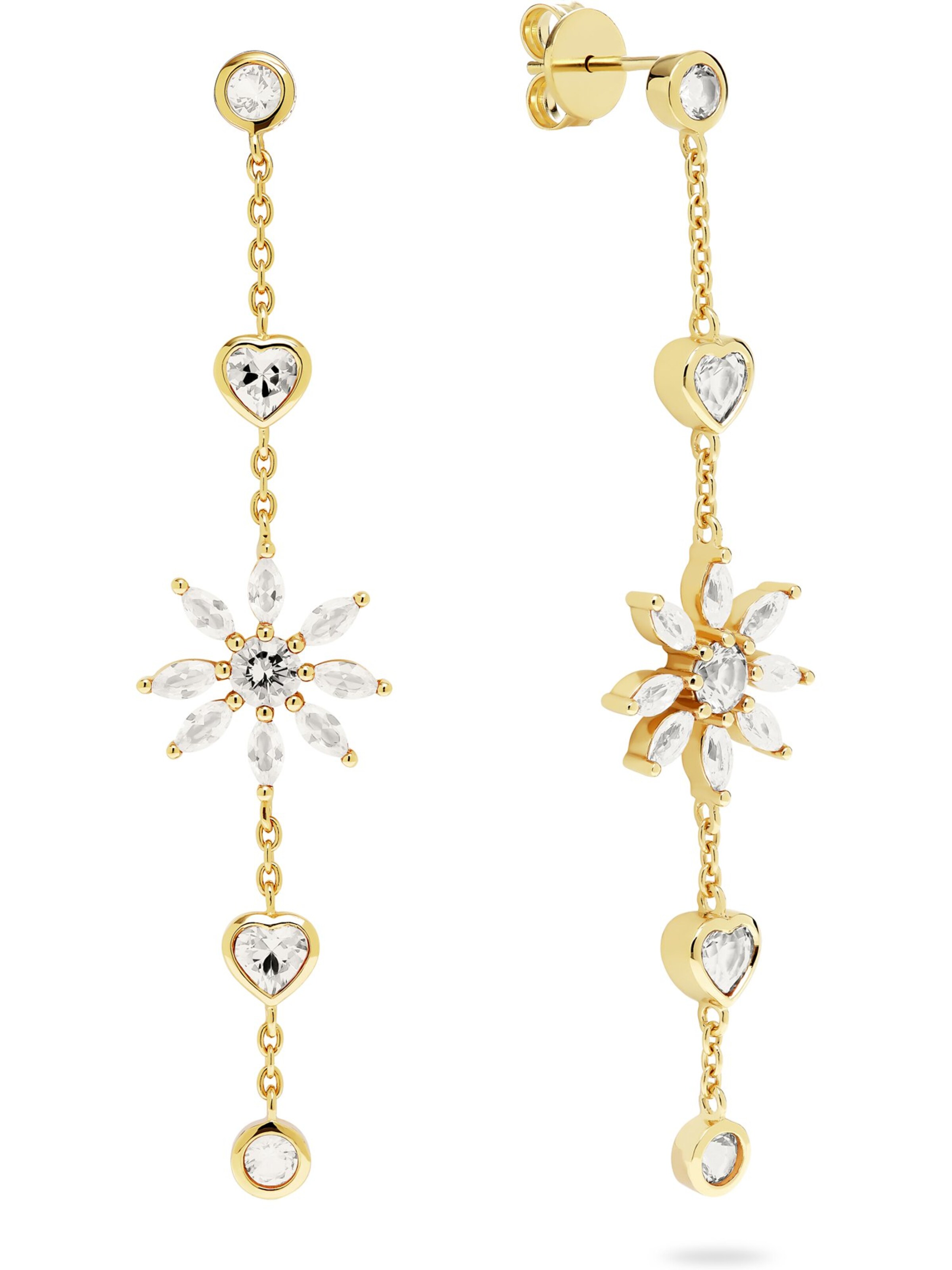 JETTE Ohrringe in Gold: Vorderseite