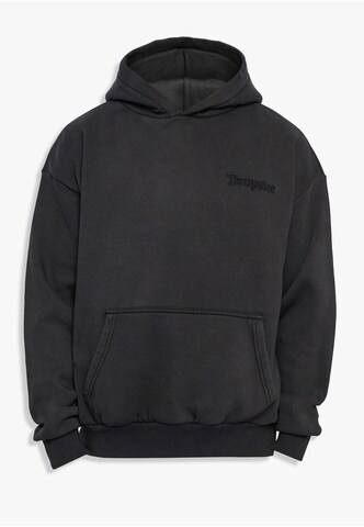 Dropsize - Sudadera 'Embo' en negro: frente