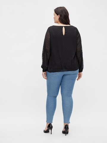 Vila Curve Blus 'Maliana' i svart