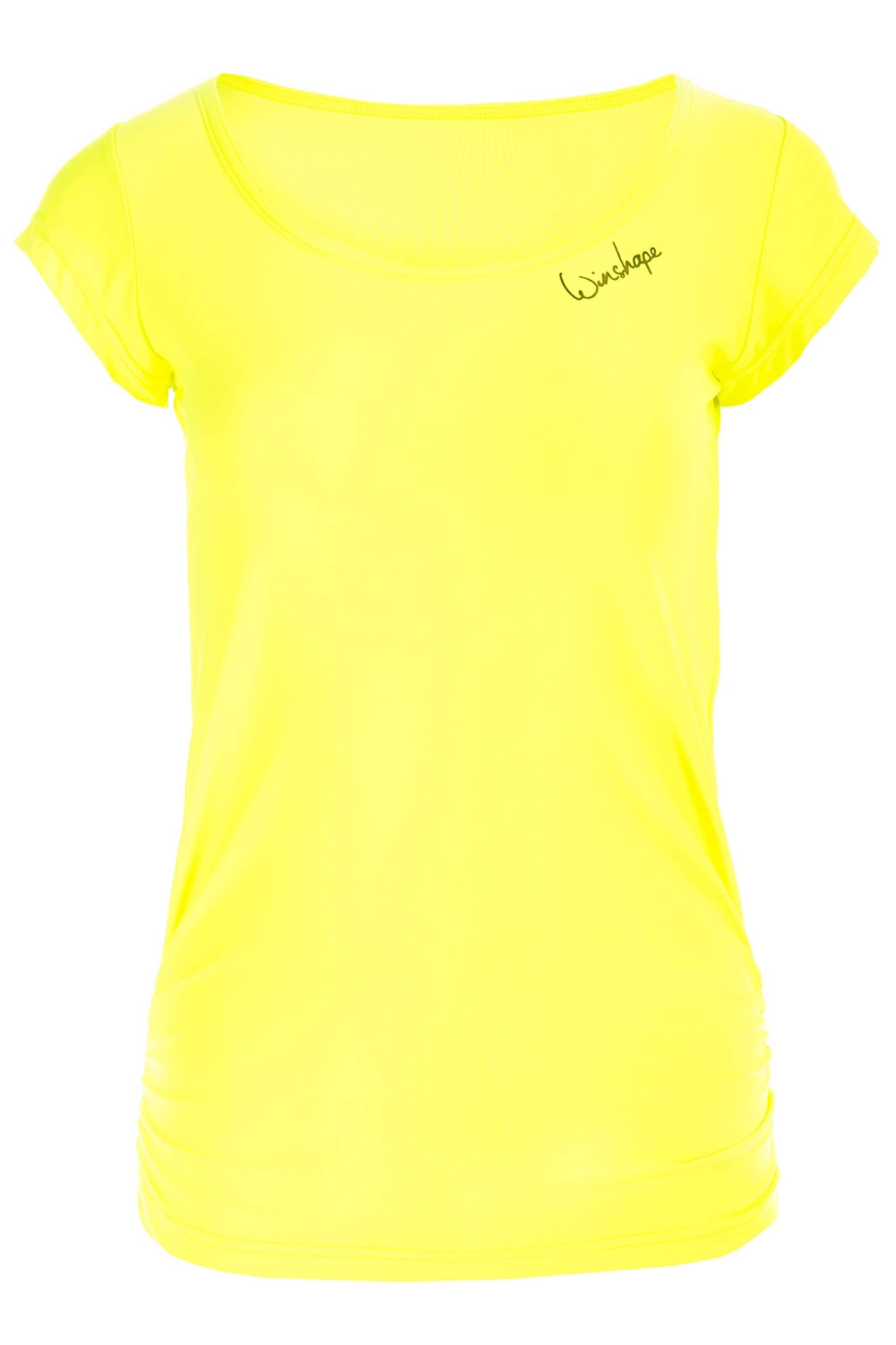 Winshape Performance shirt 'AET106' in Yellow: front