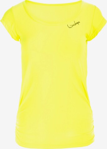 T-shirt fonctionnel 'AET106' Winshape en jaune : devant