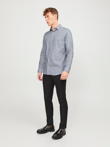 JACK & JONES Regular fit Button Up Shirt 'Nordic' in Blue