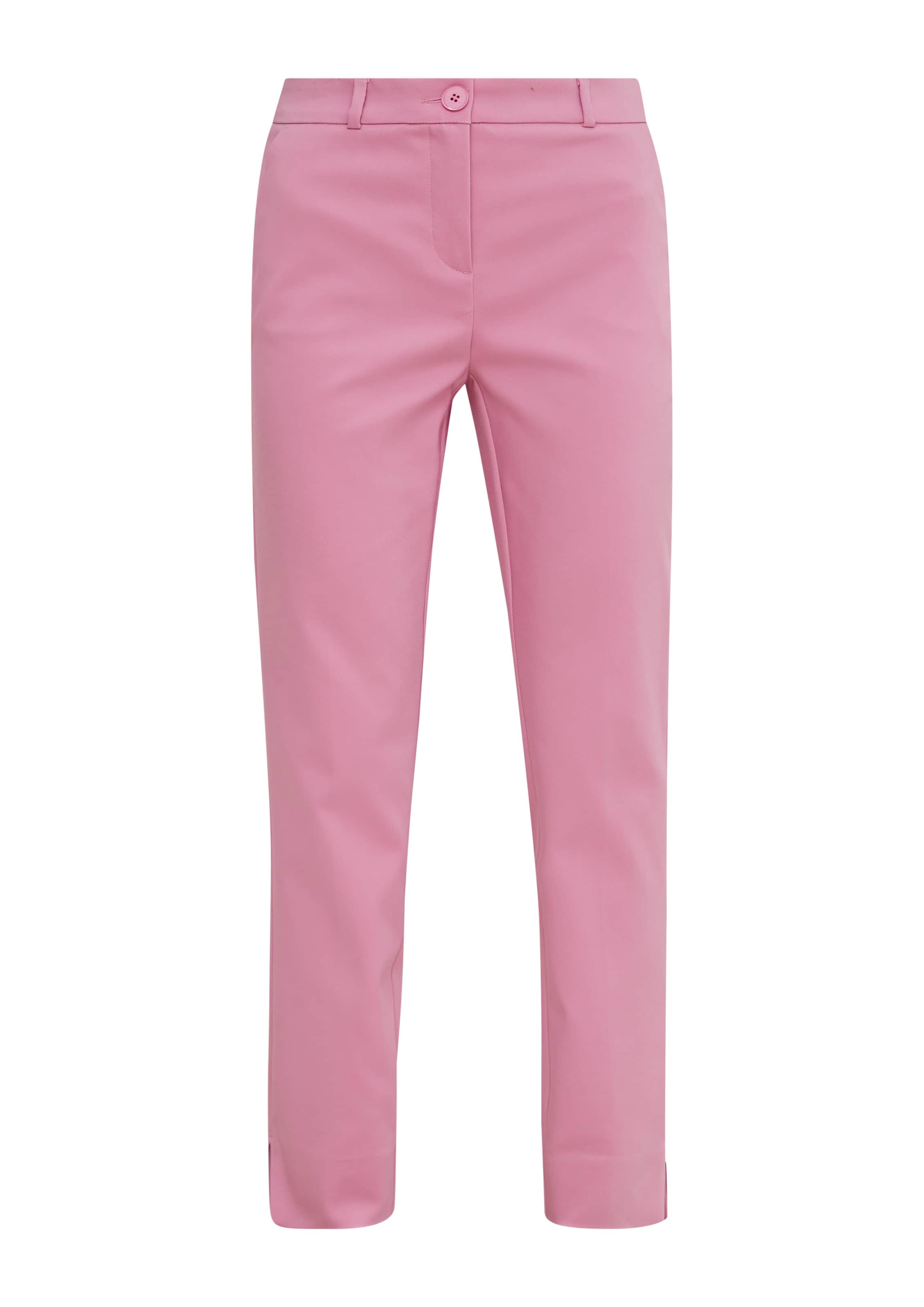 COMMA Slimfit Chinohose in Pink: Vorderseite