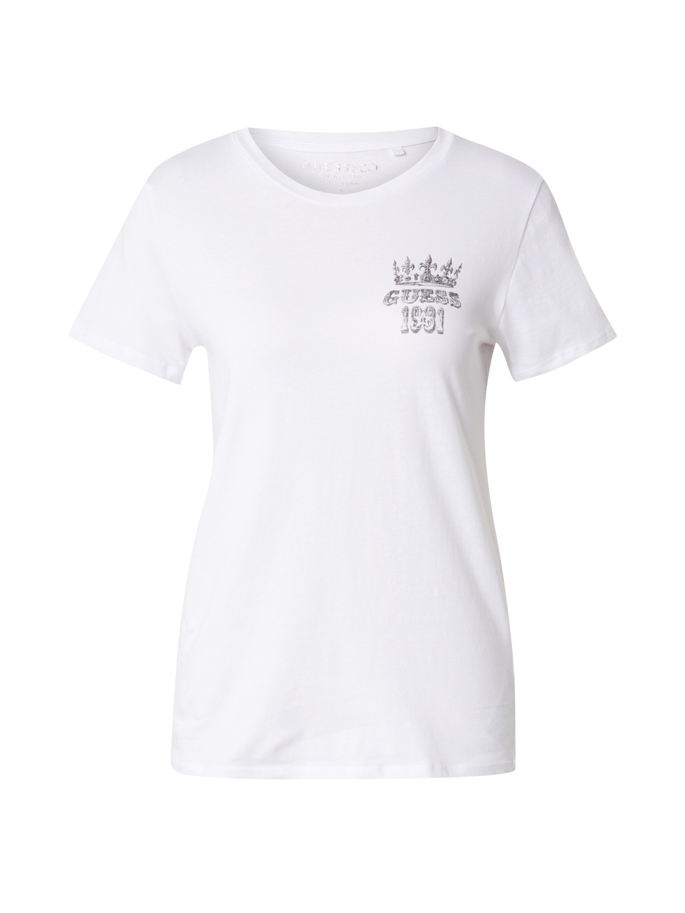 GUESS T-Shirt in Weiß: Vorderseite