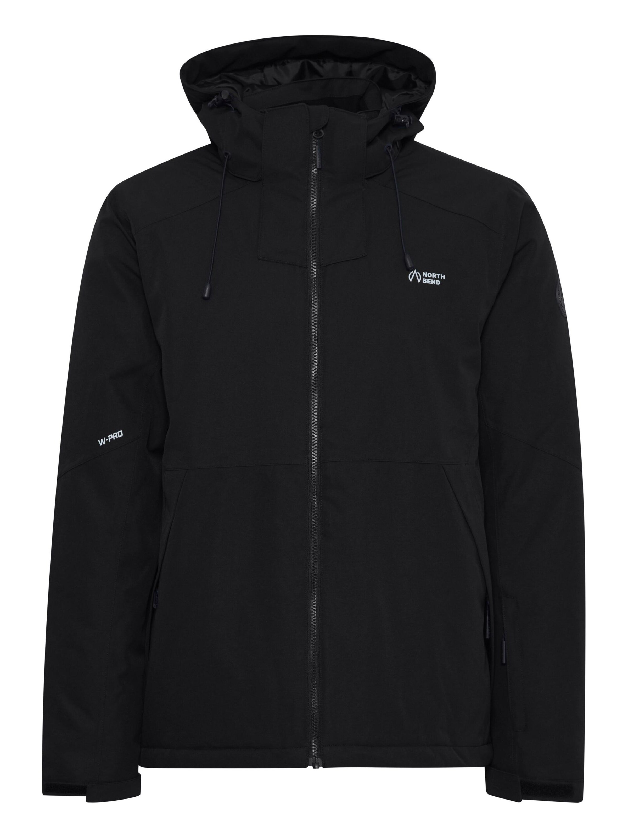 North Bend - Chaqueta de montaña 'Octa' en negro: frente