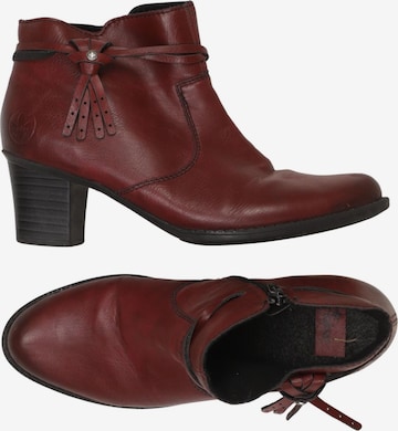 Rieker Stiefelette 39 in Rot: Vorderseite