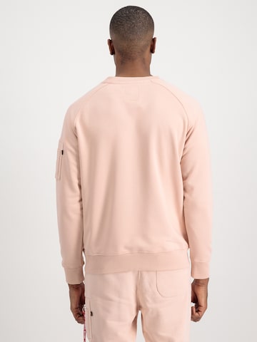 ALPHA INDUSTRIES Sweatshirt 'X-Fit' in Oranje