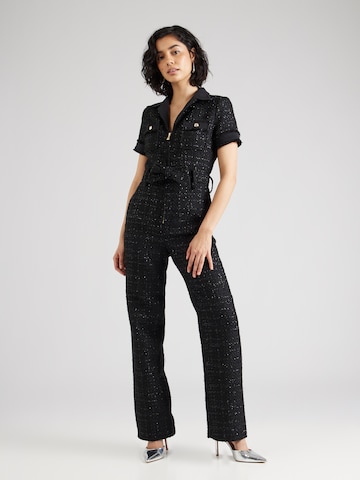 GUESS Jumpsuit 'Clarissa' in Zwart: voorkant