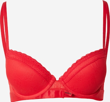 sarkans HUGO "Push-up" Krūšturis: no priekšpuses