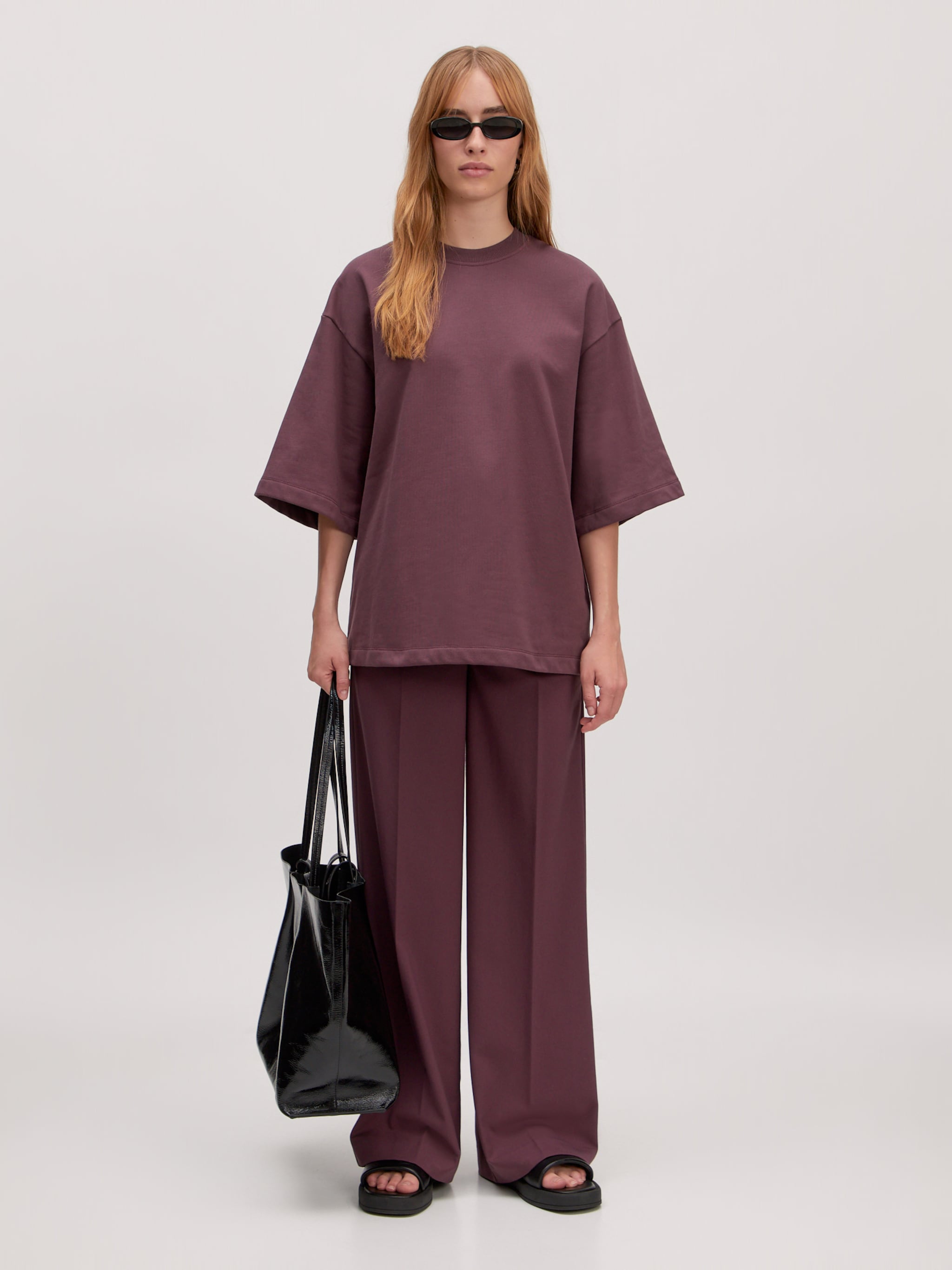 EDITED Produkte Shirt 'Saralena' burgunder