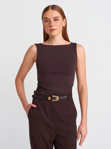 Dilvin Blouse 'Blusen' in Brown: front
