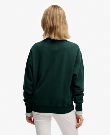 Superdry & Co Sweatshirt 'Crest' in Green