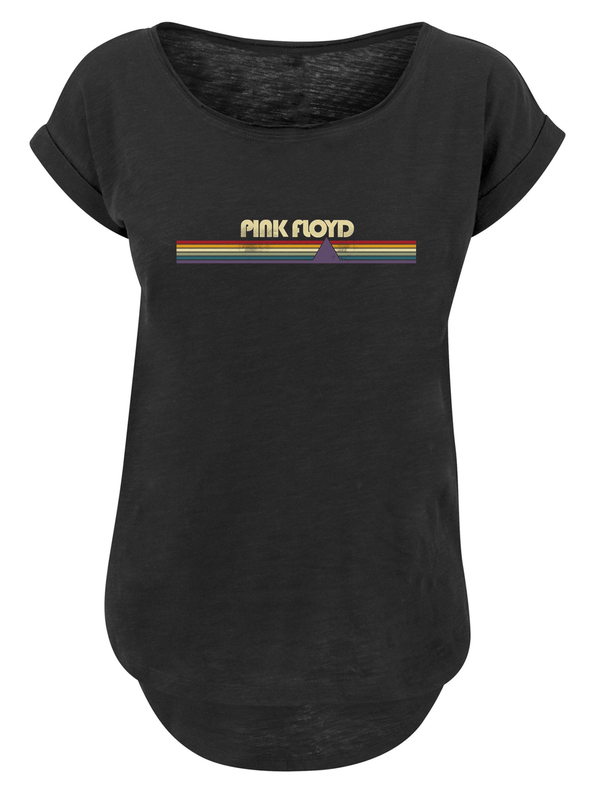 F4NT4STIC Shirt 'Pink Floyd' in Black: front