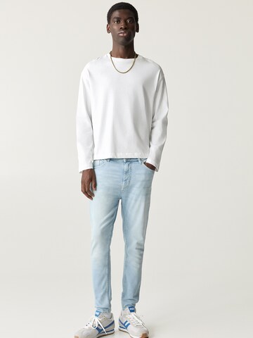 Pull&BearSlimfit Traperice - plava boja