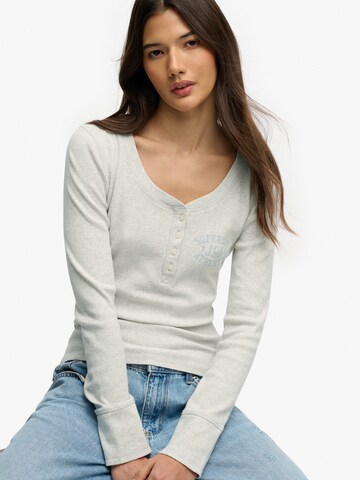 Superdry & Co Тениска 'Athletic' в сиво