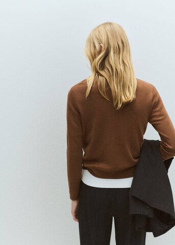 MANGO Sweater 'Olsen' in Brown