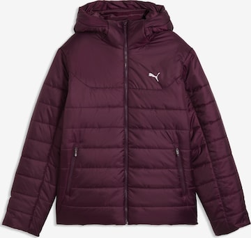 Veste de sport 'Essentials' PUMA en rouge : devant