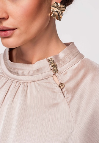 Ombre Blouse in Beige