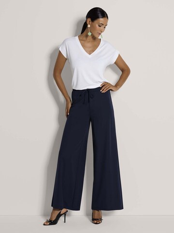 Wide Leg Pantalon MADELEINE en bleu