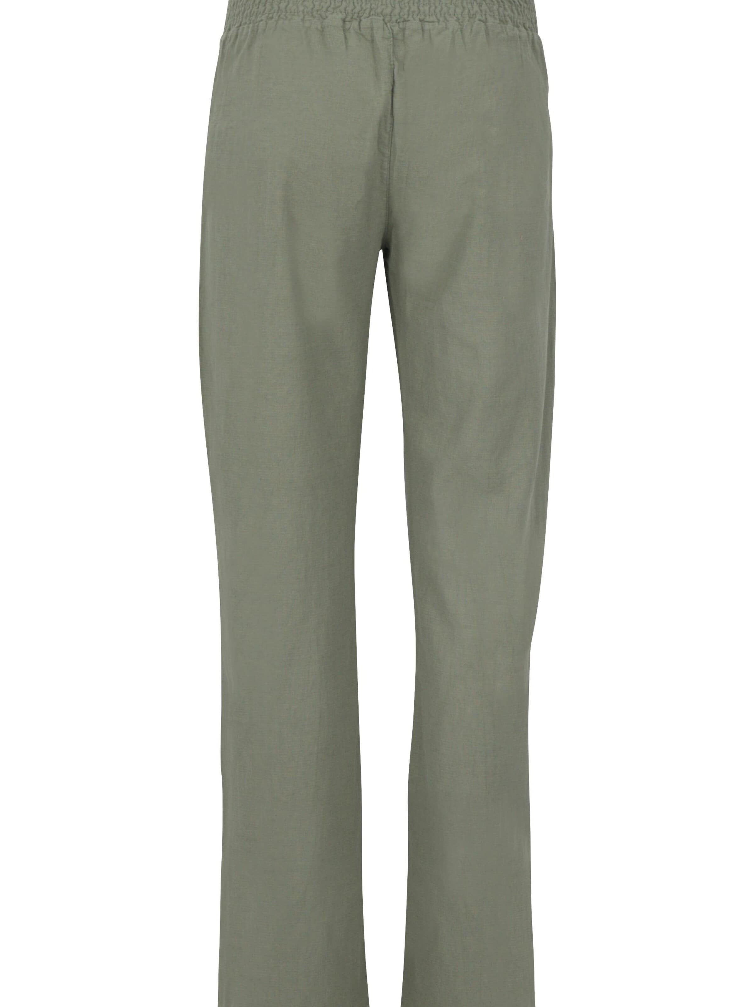 malito more than fashion Regular Pants in Green: front
