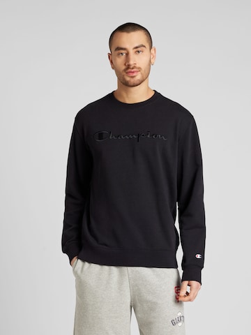 Champion Authentic Athletic Apparel Sweatshirt i sort: forside